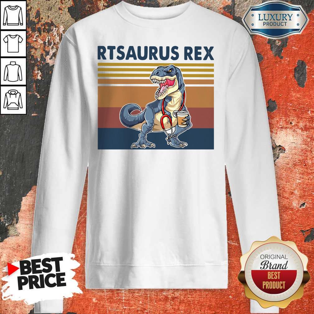 Respiratory Therapist Rtsaurus Rex Vintage Sweatshirt
