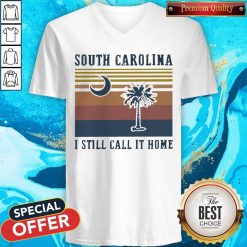 South Carolina I Still Call It Home Vintage V-neck