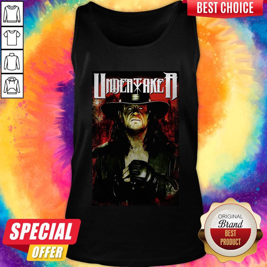 Undertaker Professional Wrestler Horror Tank Top