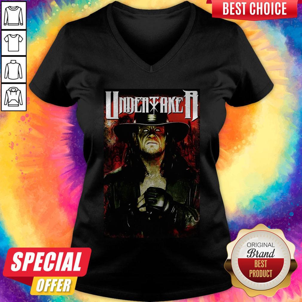 Undertaker Professional Wrestler Horror V-neck