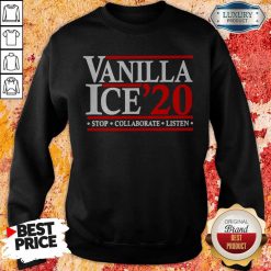 Vanilla Ice’ 20 Stop Collaborate Listen Sweatshirt