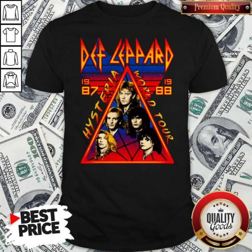 Def Leppard Hysteria World Tour 1987 Shirt