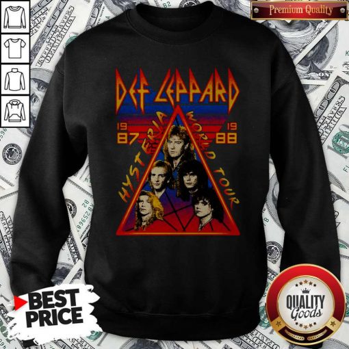 Def Leppard Hysteria World Tour 1987 Sweatshirt