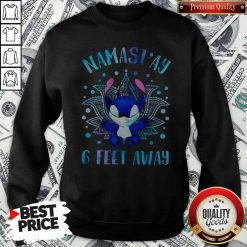 Disney Stitch Mask Namastay 6 Feet Away Sweatshirt