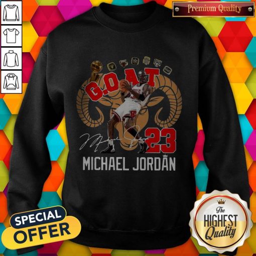 GOAT 23 Michael Jordan Signature Sweatshirt