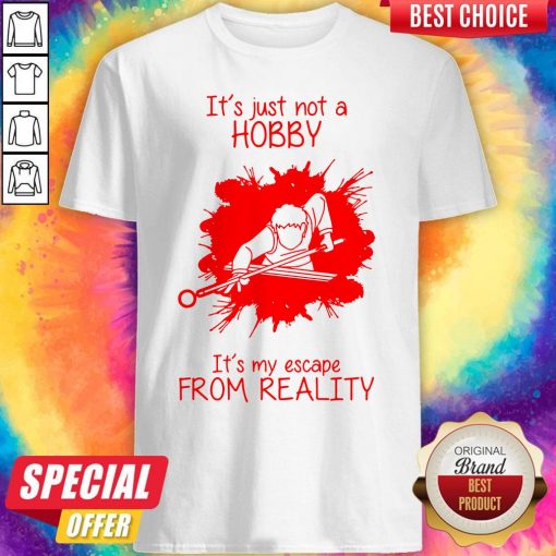 Men Playing Billiard It’s Just Not A Hobby It’s My Escape From Reality Shirt