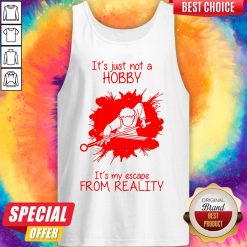 Men Playing Billiard It’s Just Not A Hobby It’s My Escape From Reality Tank Top