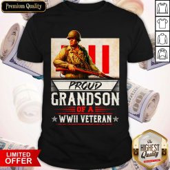 Proud Grandson Of A WWII Veteran Shirt