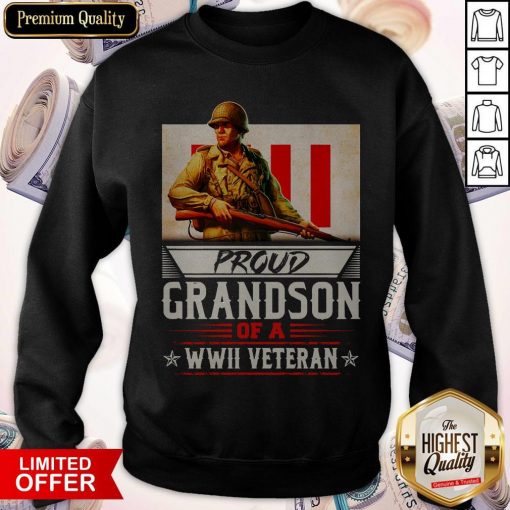 Proud Grandson Of A WWII Veteran Sweatshirt