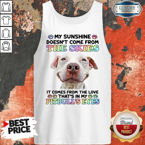 Doesn’t Come From The Skies It Comes From The Love That’s Eyes Tank top