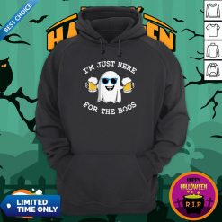 Ghost I’m Just Here For The Boos Halloween Hoodie