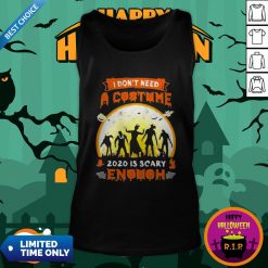Halloween Nurse I Don’t Need A Costume 2020 Is Scary Enough Sunset Tank Top
