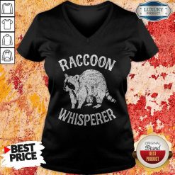 Hot Raccoon Whisperer V-neck