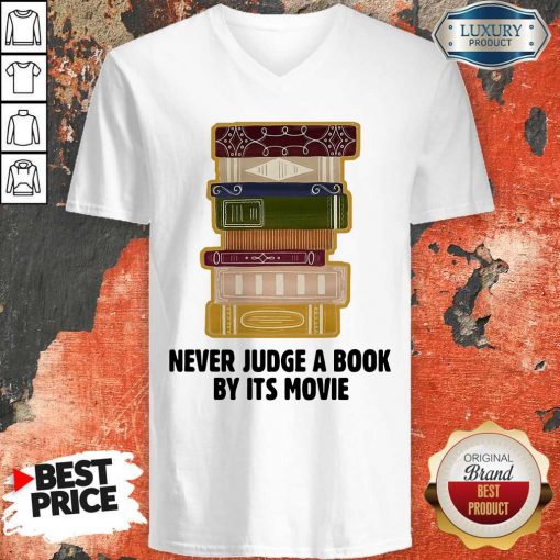 Never Judge A BookBy It's Movie V-neck