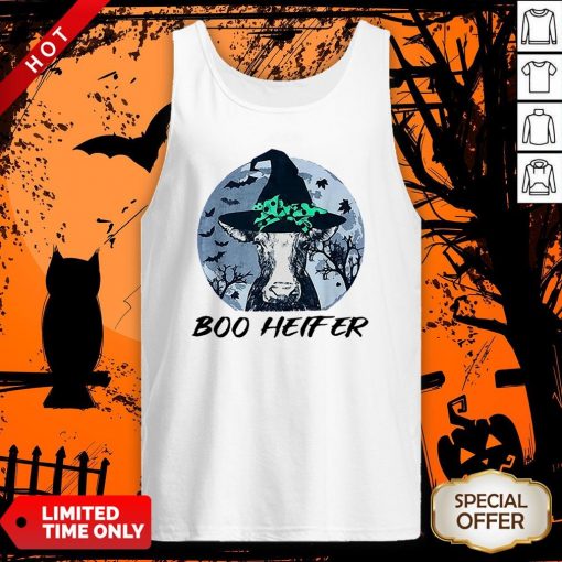 Official Halloween Boo Heifer Tank Top