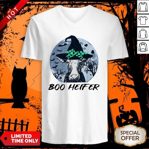 Official Halloween Boo Heifer V-neck