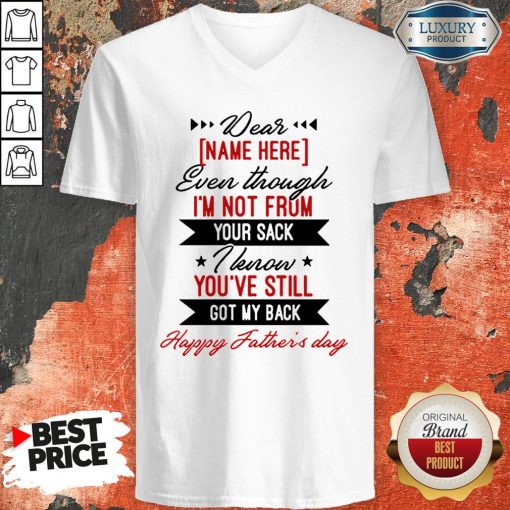 Personalized Dear Dad Even Though I’m Not From Mug Beer Stein Father’s Day GiftsPersonalized Dear Dad Even Though I’m Not From Mug Beer Stein Father’s Day Gifts V-neck V-neck