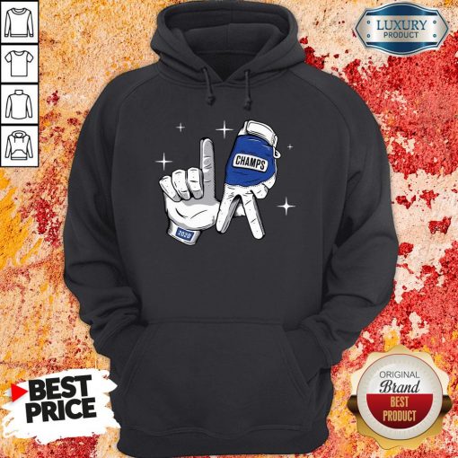 Nice Los Angeles Dodgers Safety Glove Champs Hoodie-Design By Soyatees.com