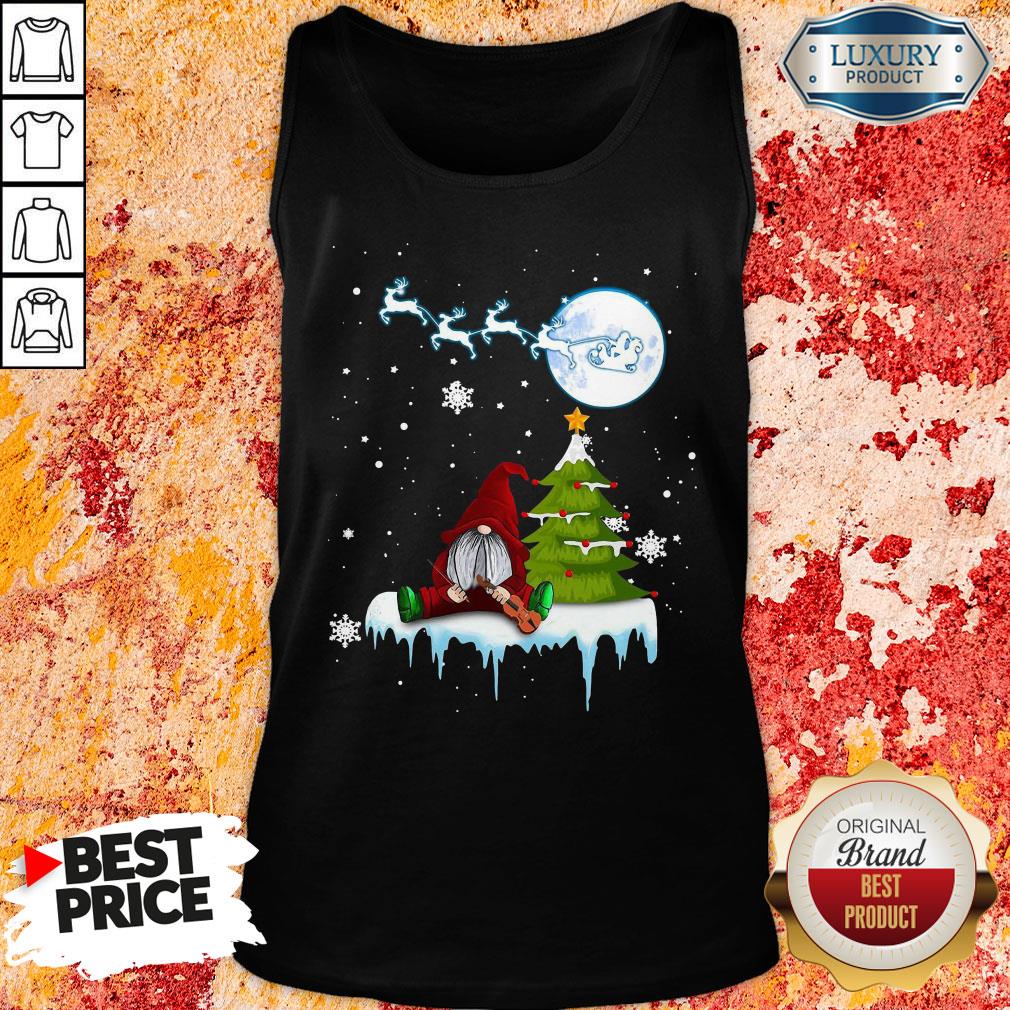 Good Gnome Play Violin Merry Christmas Shirt Tank Top -Design By Soyatees.com