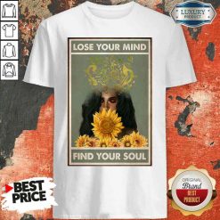 Awesome Easily Distracted By Music And Sunflowers Lose Your Mind Find Your Soul Poster Shirt-Design By Soyatees.com