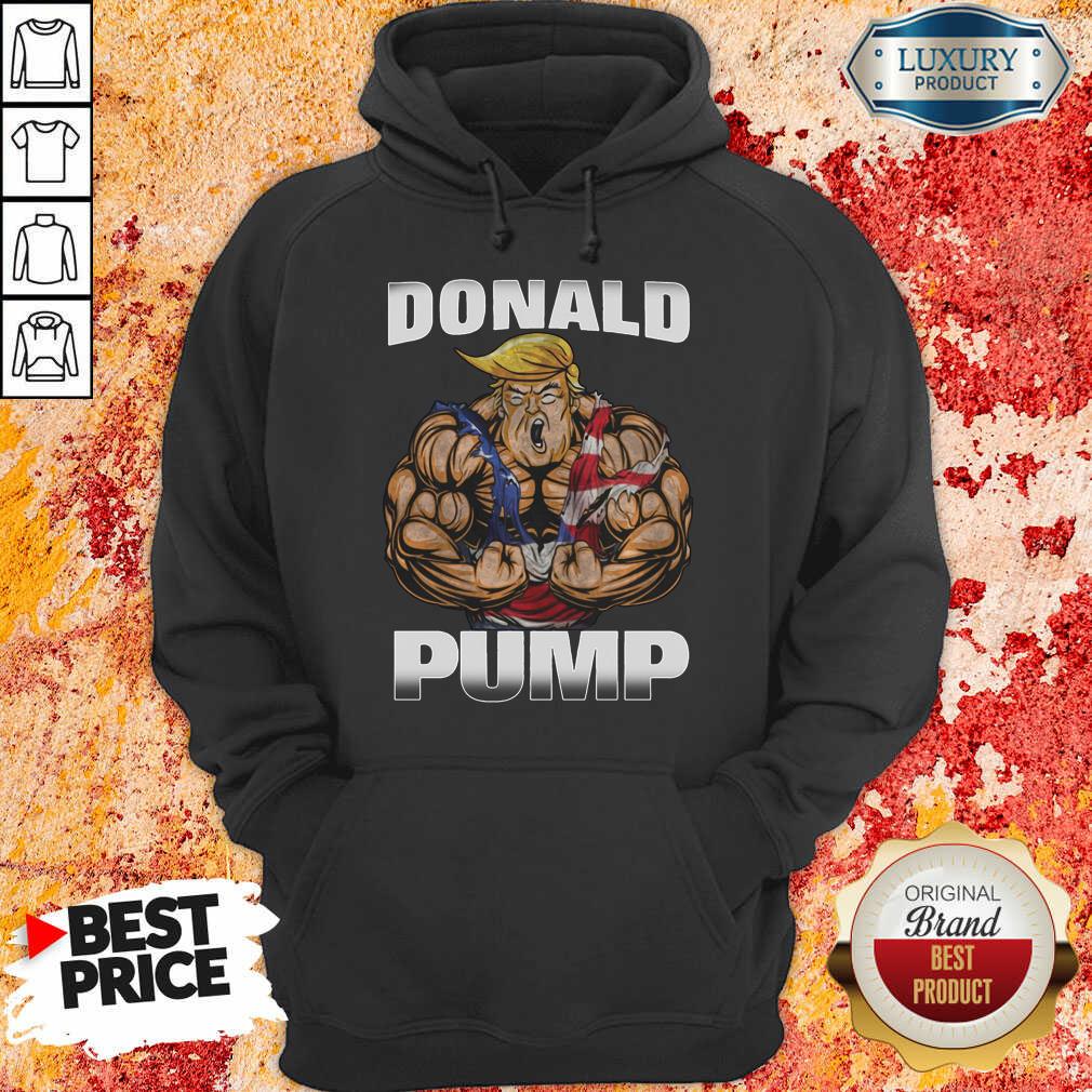 Strong Man Donald Pump Hoodie-Design By Soyatees.com