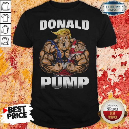 Strong Man Donald Pump Shirt-Design By Soyatees.com