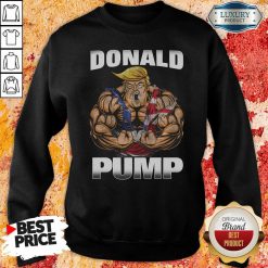 Strong Man Donald Pump Sweatshirt-Design By Soyatees.com
