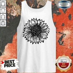 Awesome Sunflower Black And White Tank Top-Design By Soyatees.com