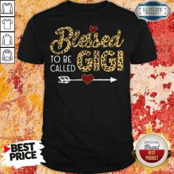 Funny Blessed To Be Called Gigi Leopart Red Plaid Buffalo Xmas Shirt-Design By Soyatees.com