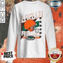 Funny Cleveland Browns Football America Stars Sweatshirt-Design By Soyatees.com