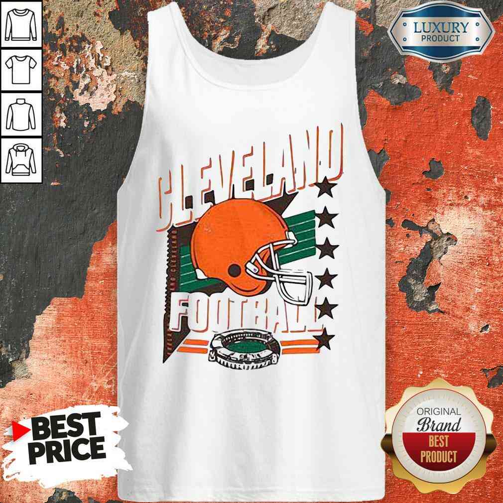 Funny Cleveland Browns Football America Stars Tank Top-Design By Soyatees.com