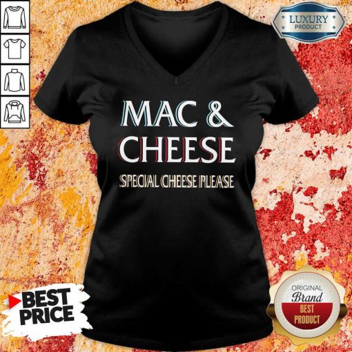 Mac And Cheese Special Cheese Please V-neck-Design By Soyatees.com