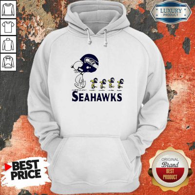 Snoopy And Woodstock Player Of Seattle Seahawks Hoodie-Design By Soyatees.com