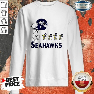 Snoopy And Woodstock Player Of Seattle Seahawks Sweatshirt-Design By Soyatees.com
