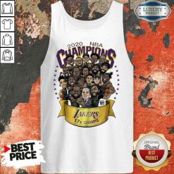 Good 2020 Nba Champions Los Angeles Lakers 17 Champs Cartoon Tank Top-Design By Soyatees.com