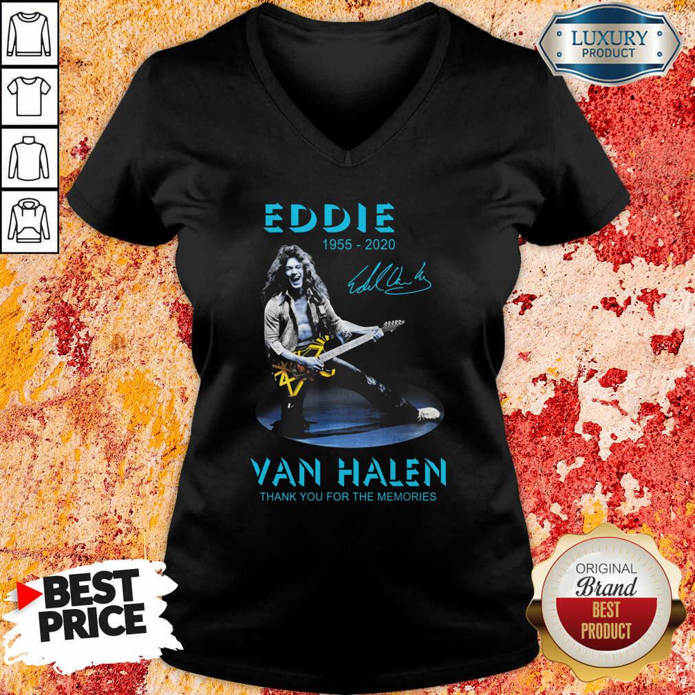 Eddie Van Halen Rock And Roll V-neck-Design By Soyatees.com