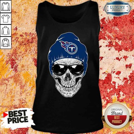 Good Nfl Tennessee Titans 079 Skull Rock With Beanie Tank Top-Design By Soyatees.com