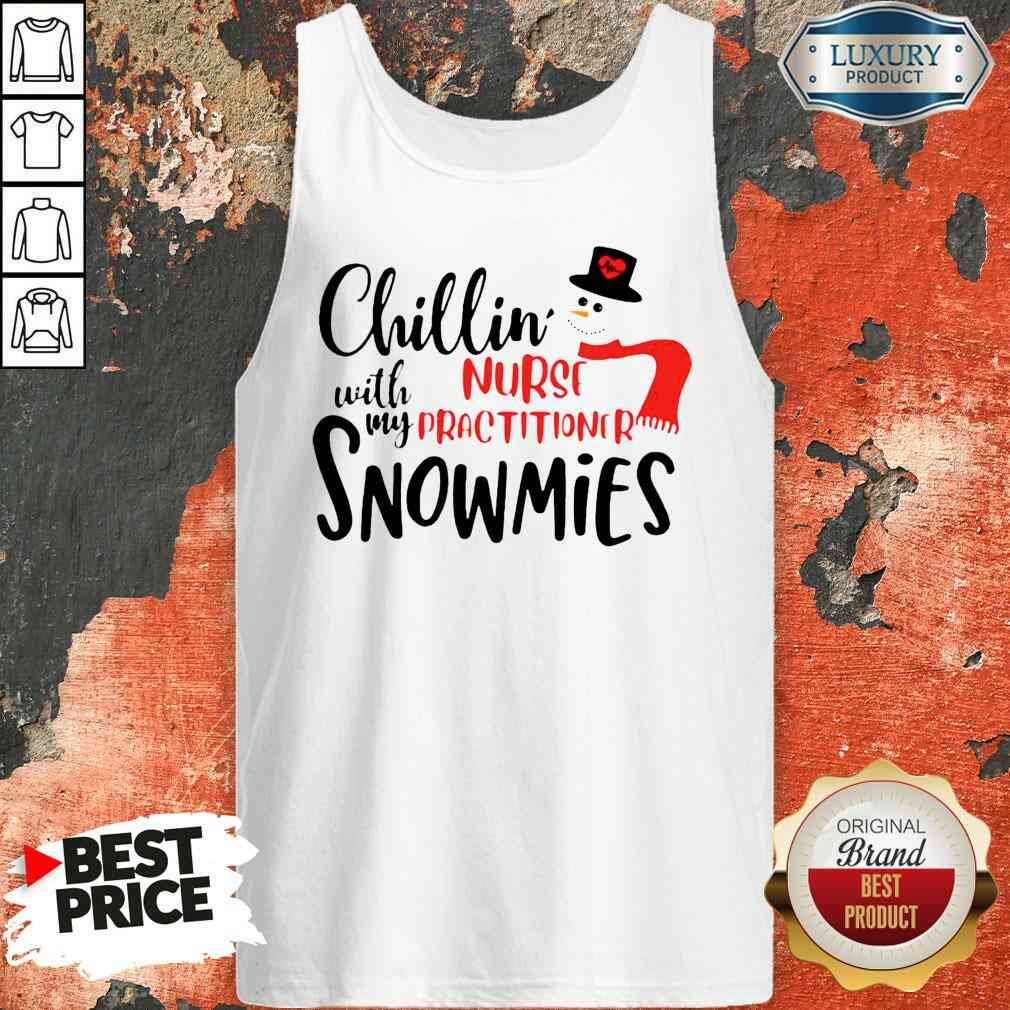 Happy Chillin With My Nurse Practitioner Snowmies Tank Top-Design By Soyatees.com