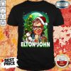 Elton John Santa Snowman Merry Christmas Signature Shirt "-Design By Soyatees.com