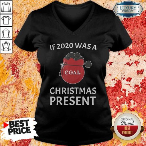 If 2020 Was A Coal Christmas Present V-neck-Design By Soyatees.com