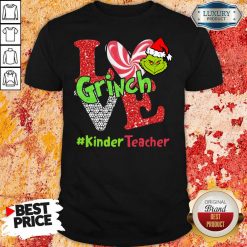 Love Grinch #Kinderteacher Christmas Shirt-Design By Soyatees.com