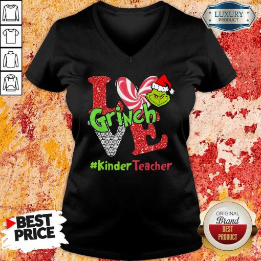 Love Grinch #Kinderteacher Christmas Shirt-Design By Soyatees.com