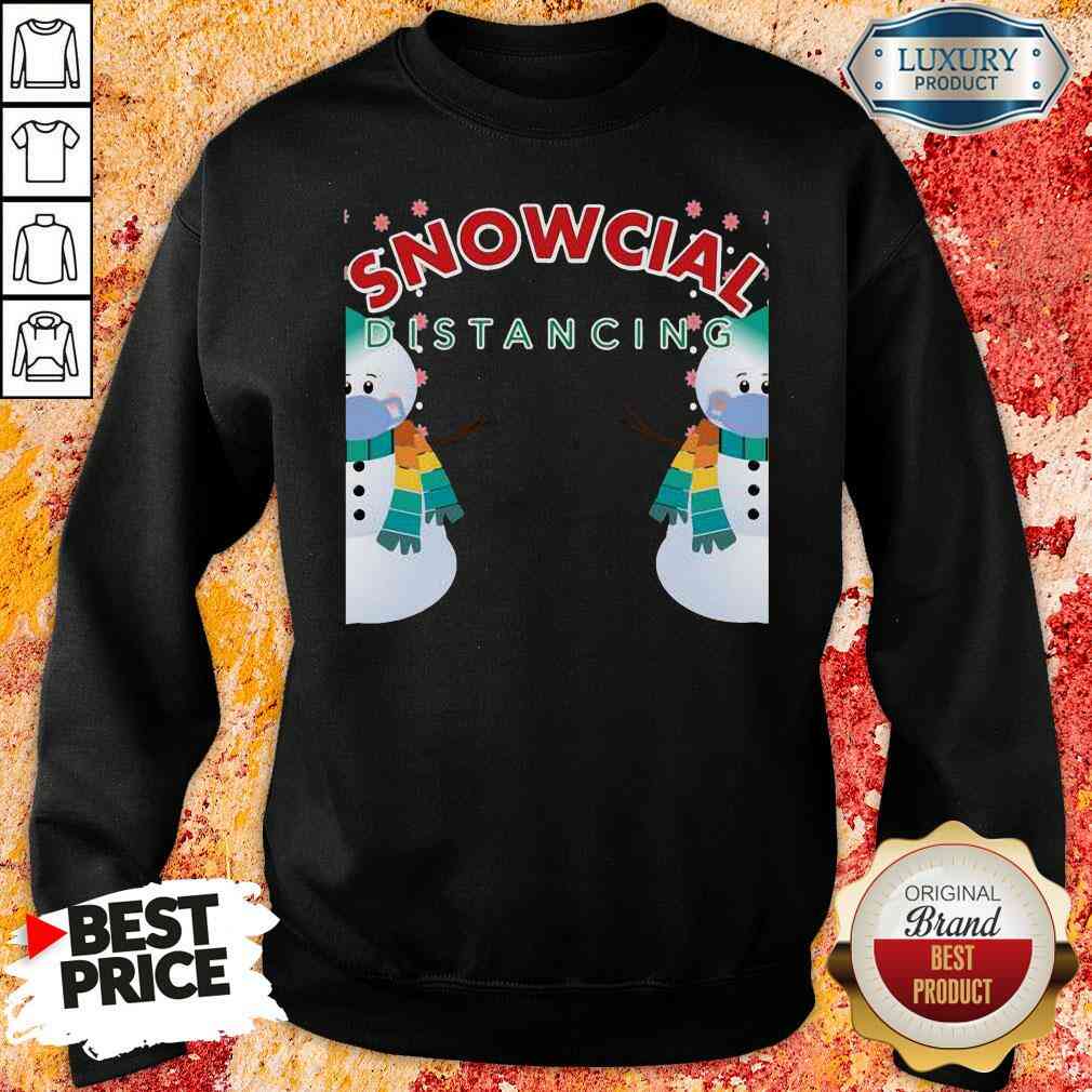 Hot 02 Snowcial Wear Mask Distancing Merry Christmas Sweatshirt-Design By Soyatees.com