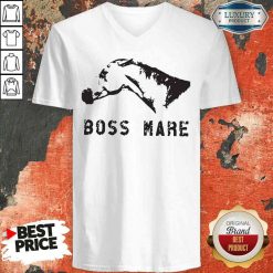 Hot Horse Boss Mare V-neck-Design By Soyatees.com