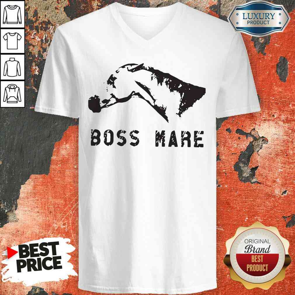 Hot Horse Boss Mare  V-neck-Design By Soyatees.com