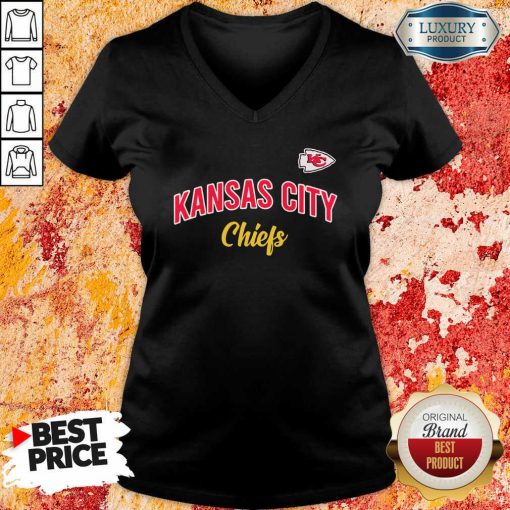 Nfl Kansas City Chiefs Logo In The Game V-neck-Design By Soyatees.com