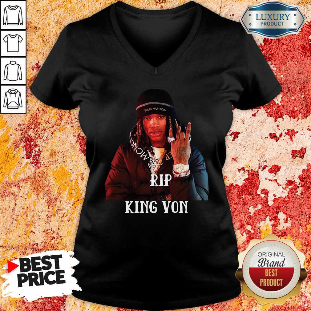 Rip King Yon V-neck-Design By Soyatees.com