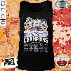 Los Angeles Dodgers world series Champions MLB 2020 signatures Tank Top-Design By Soyatees.com