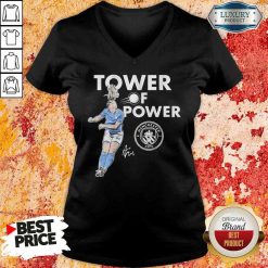 Manchester City Sam Mewis Tower of power signature V-neck-Design By Soyatees.com