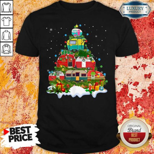 Nice Camping Christmas Tree Shirt-Design By Soyatees.com